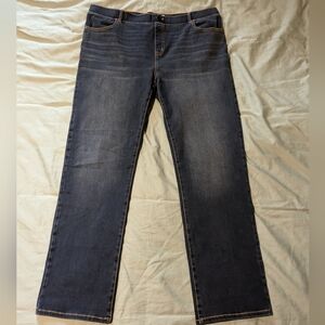 Betabrand Blue Boot Cut Flare Pants